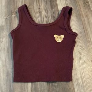 Teddy crop top